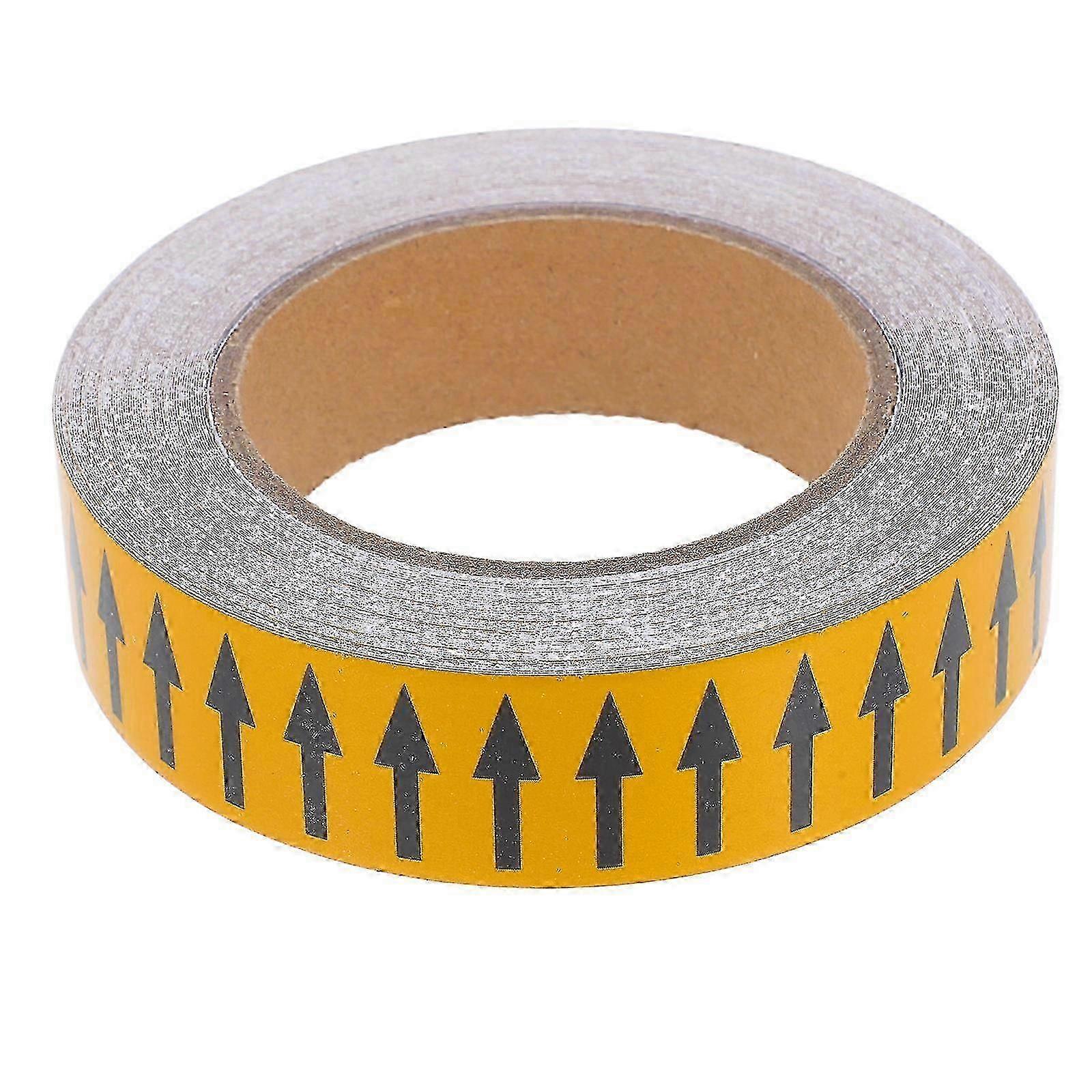 Yellow Polystyrene Arrow Marking Tape