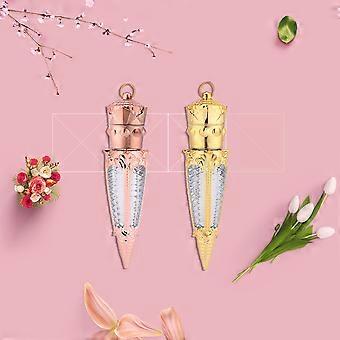 Lip Gloss Bottles Empty Tube for Lip Gloss Storage 1 Bag 2Pcs Golden