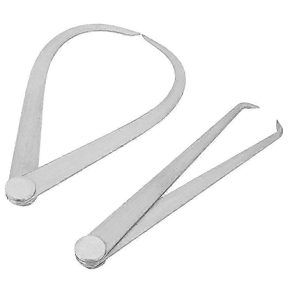 6" Stainless Calipers - Inside/Outside Measuring Set (2pcs)