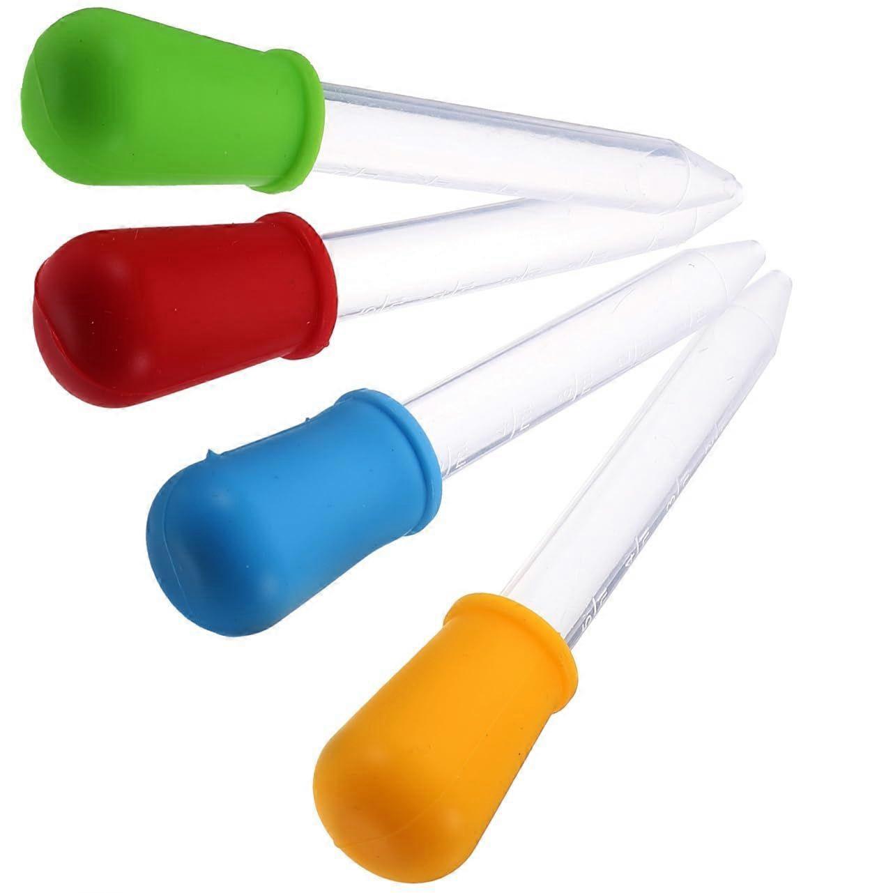 Plastic Dropper Pipettes with Graduated Scale 4 Pack