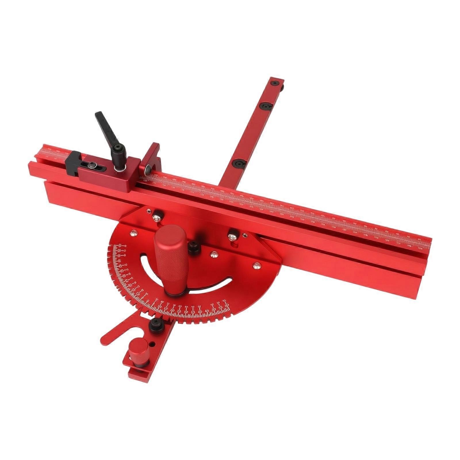 Angle Guide Gauge with Fence Stop Solid Table Angle Guide Gauge Anodized