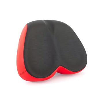 Asiento de bicicleta sin orificio, cómodo y con mayor superficie, transpirable. Sillín para bicicletas, impermeable, hecho de cuero sintético (PU), y acolchado para mayor comodidad, ideal para mujeres y hombres.