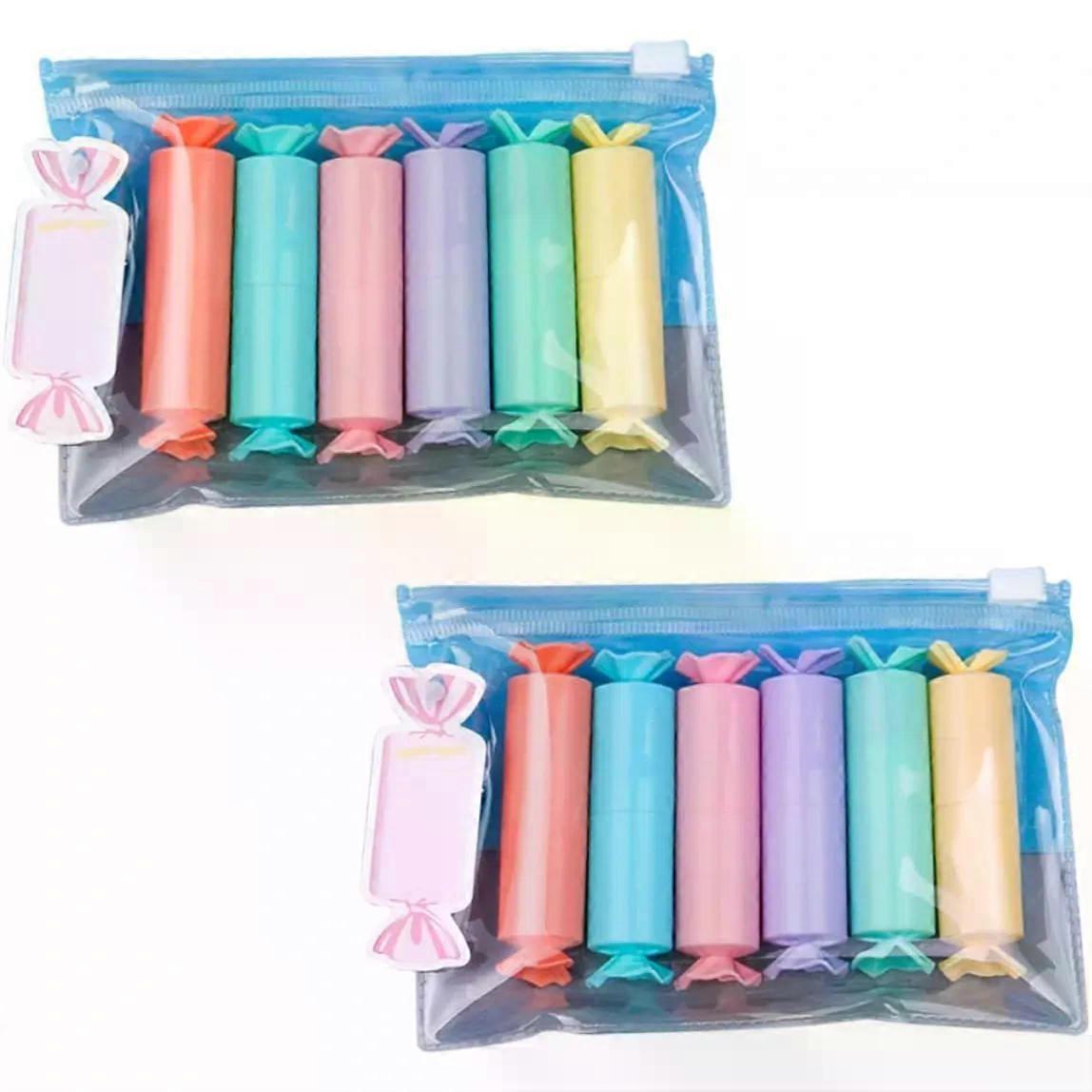 12pcs Candy Shape Mini Highlighters for Students, Quick Dry