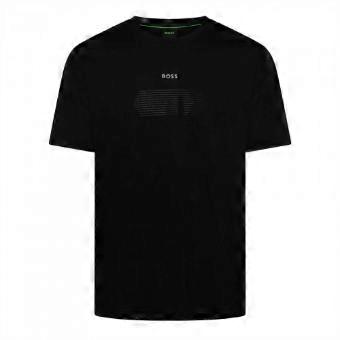 Boss Mens Unity Stripe Logo T-Shirt