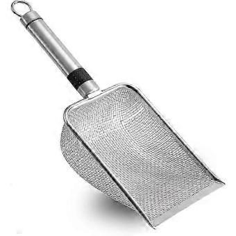 Stainless Steel Fine Mesh Scoop