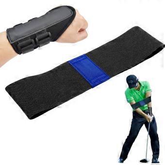 2 Stuks Golf Swing Trainer Set met Polsbrace en Trainingsband