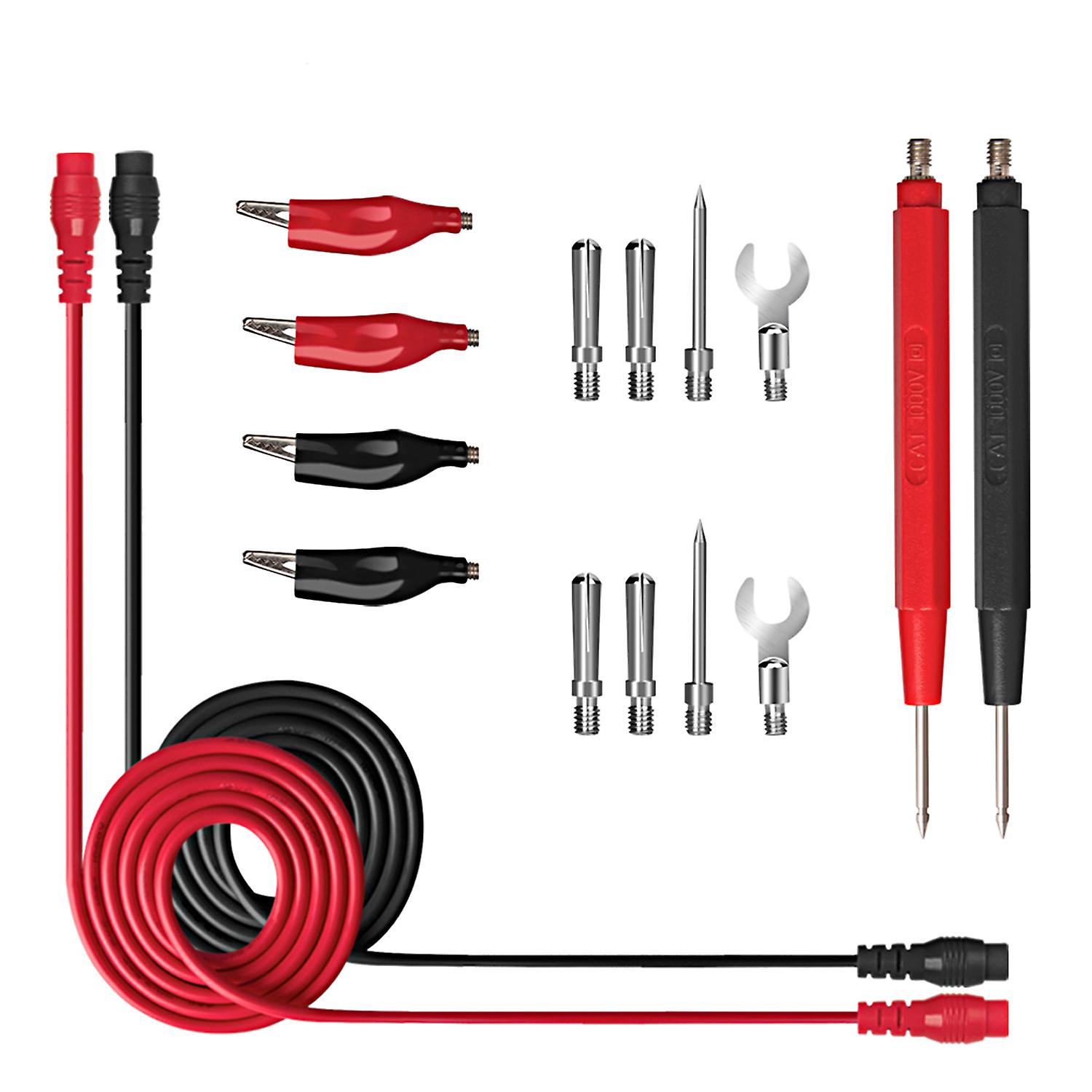 Multifunctional Digital Test Lead Set Super Sharp Tips Silicone Test Lines