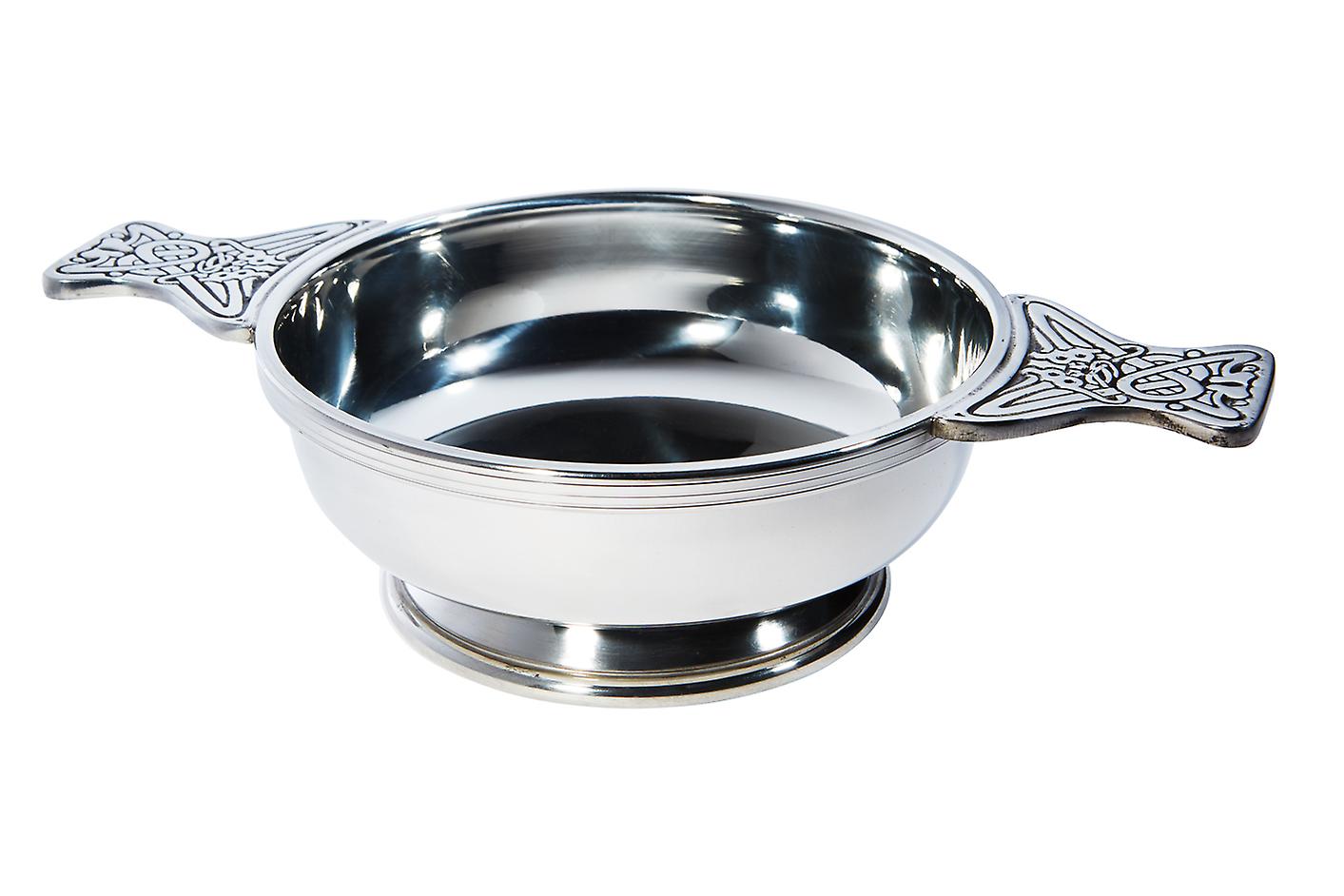 Celtic E x tra Large Pewter Quaich - 6 ?�
