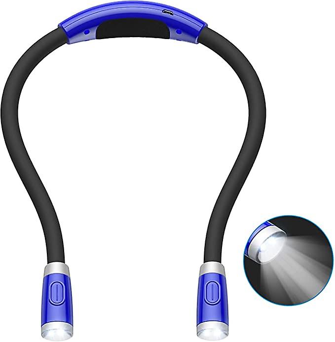 1 Piece Neck Rechargeable Reading Light Blue