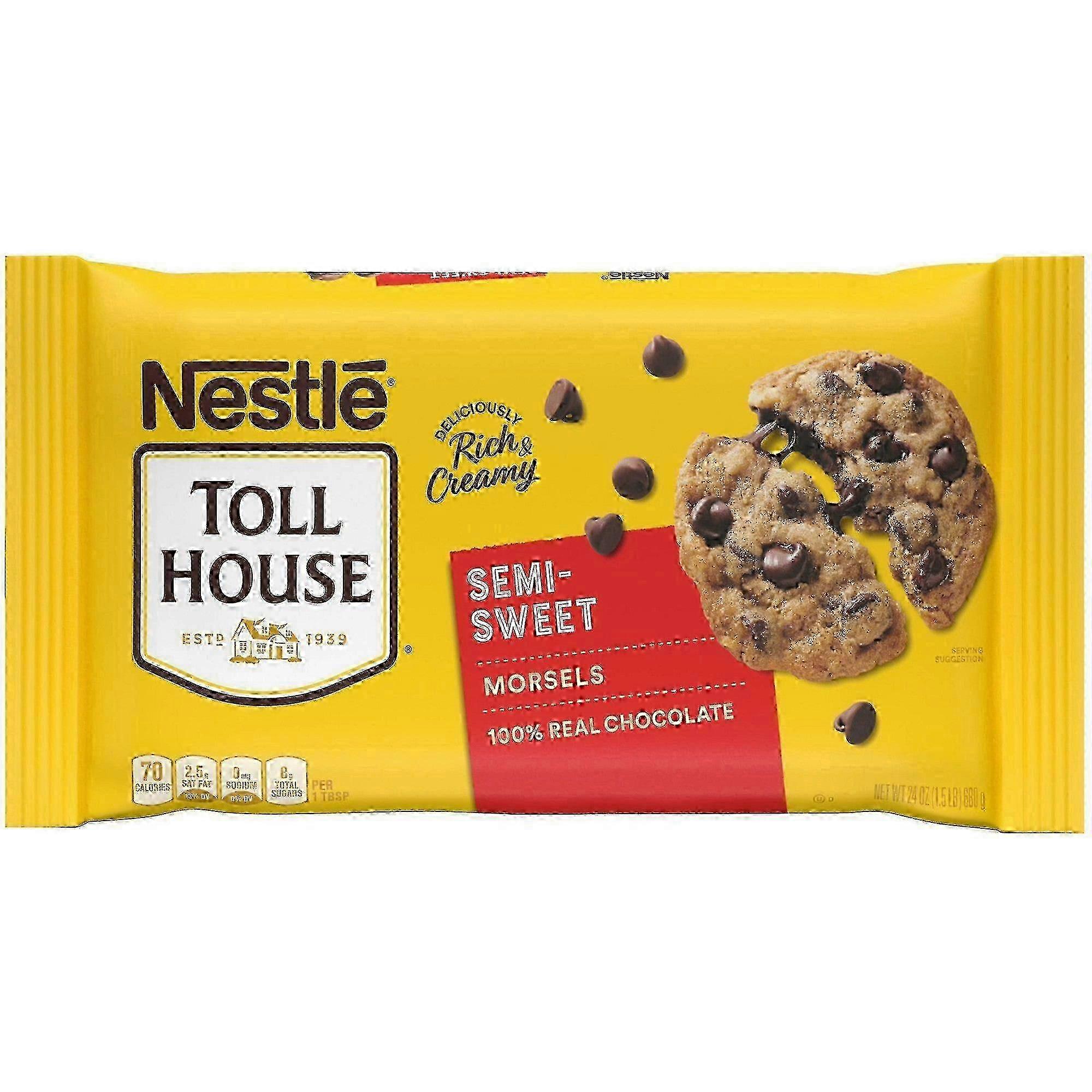 Nestle Toll House Semi-sweet Chocolate Chips, 24 Oz