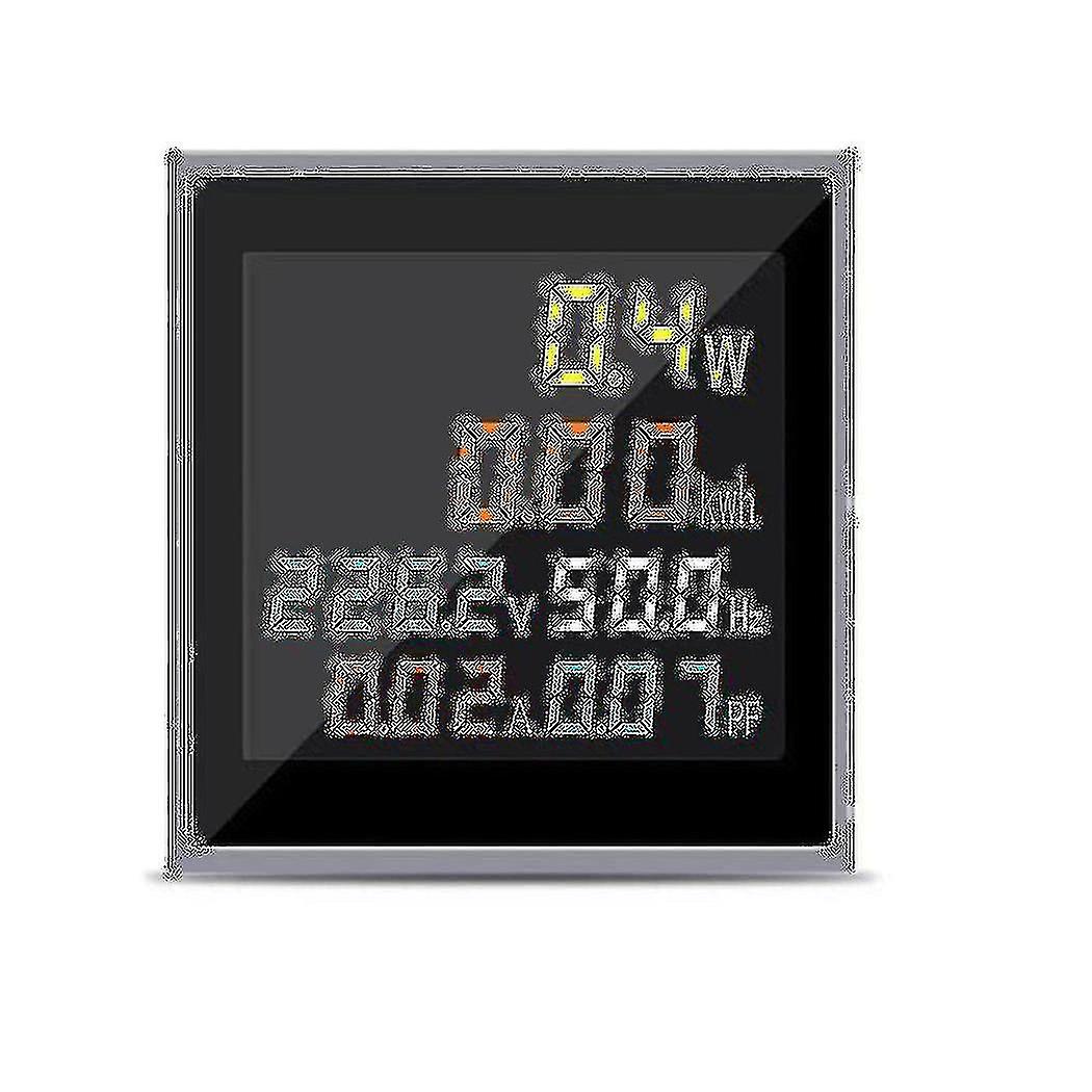 6 i 1 AC250-450V Elektronisk Wattimmätare Spänning Ström Effekt Display Frekvensmätare Intelligent