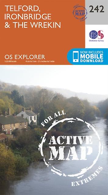 Telford Ironbridge And The Wrekin by Ordnance Survey Paperback Book