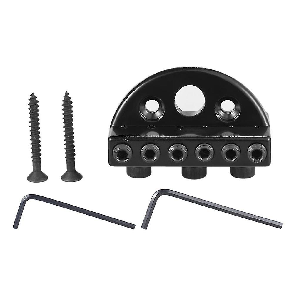 6-string Guitar Strings Lock Nut Set Headless Electric Guitar String Locking Nut Set Guitar Bridge