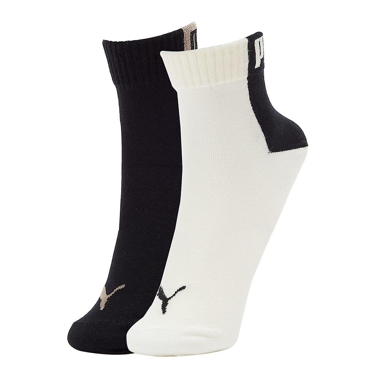 Puma 2Pck Quarter Mens Pine Combo Socks