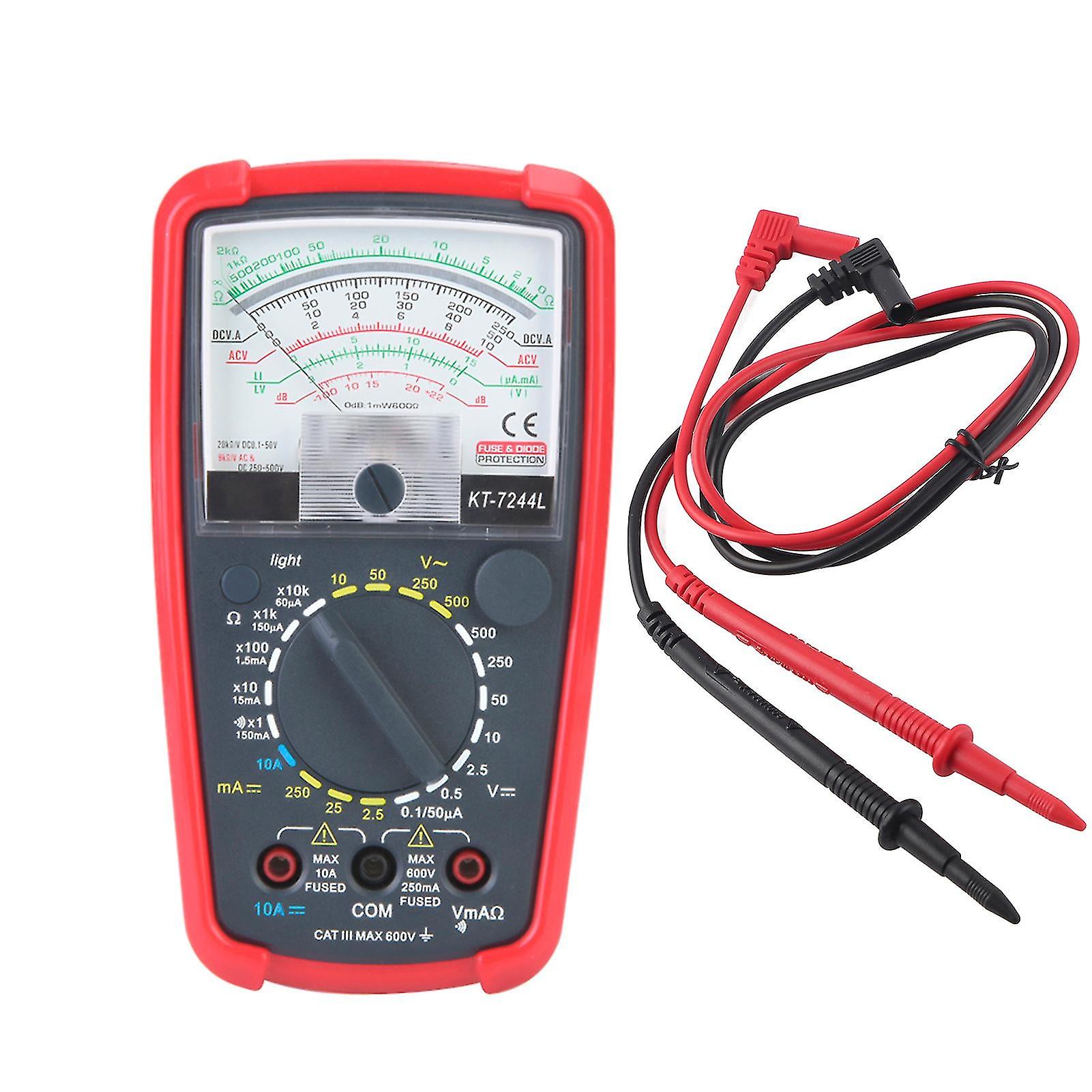 Kt7244l Multifunktions-Präzisions-Handheld-Analog-Multimeter mit hoher Empfindlichkeit