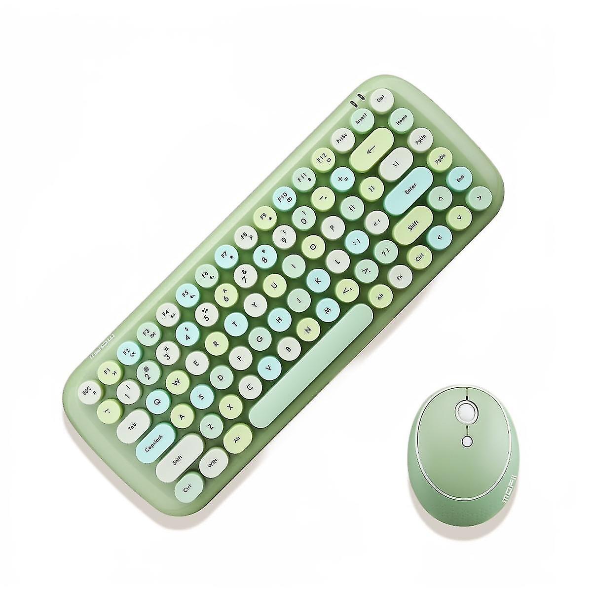 Qwert Mouse Computer Accessories Keyboard(green)