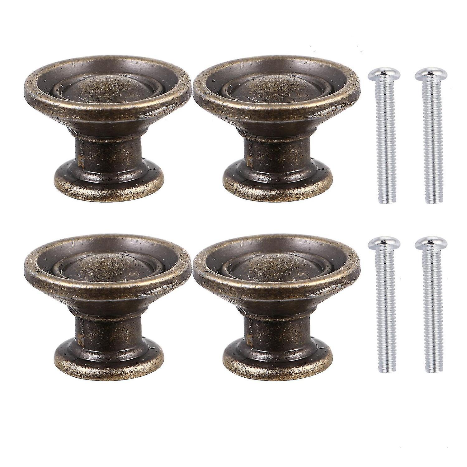 4pcs Door Knobs Durable Cabinet Round Knob Round Handle Cupboard Pull Knob Drawer Knobs For Drawer C