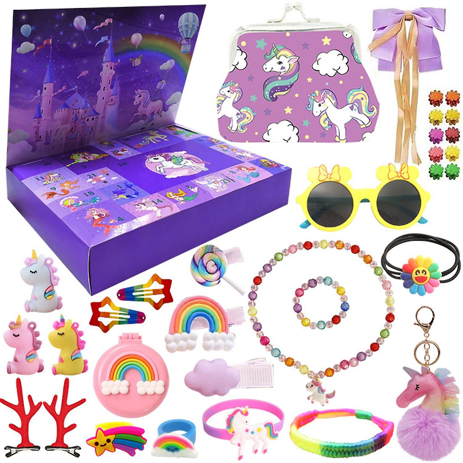 1 Set Christmas Advent Calendar Fun DIY Creative Surprise Building Block Xmas Countdown Toys for Kid
