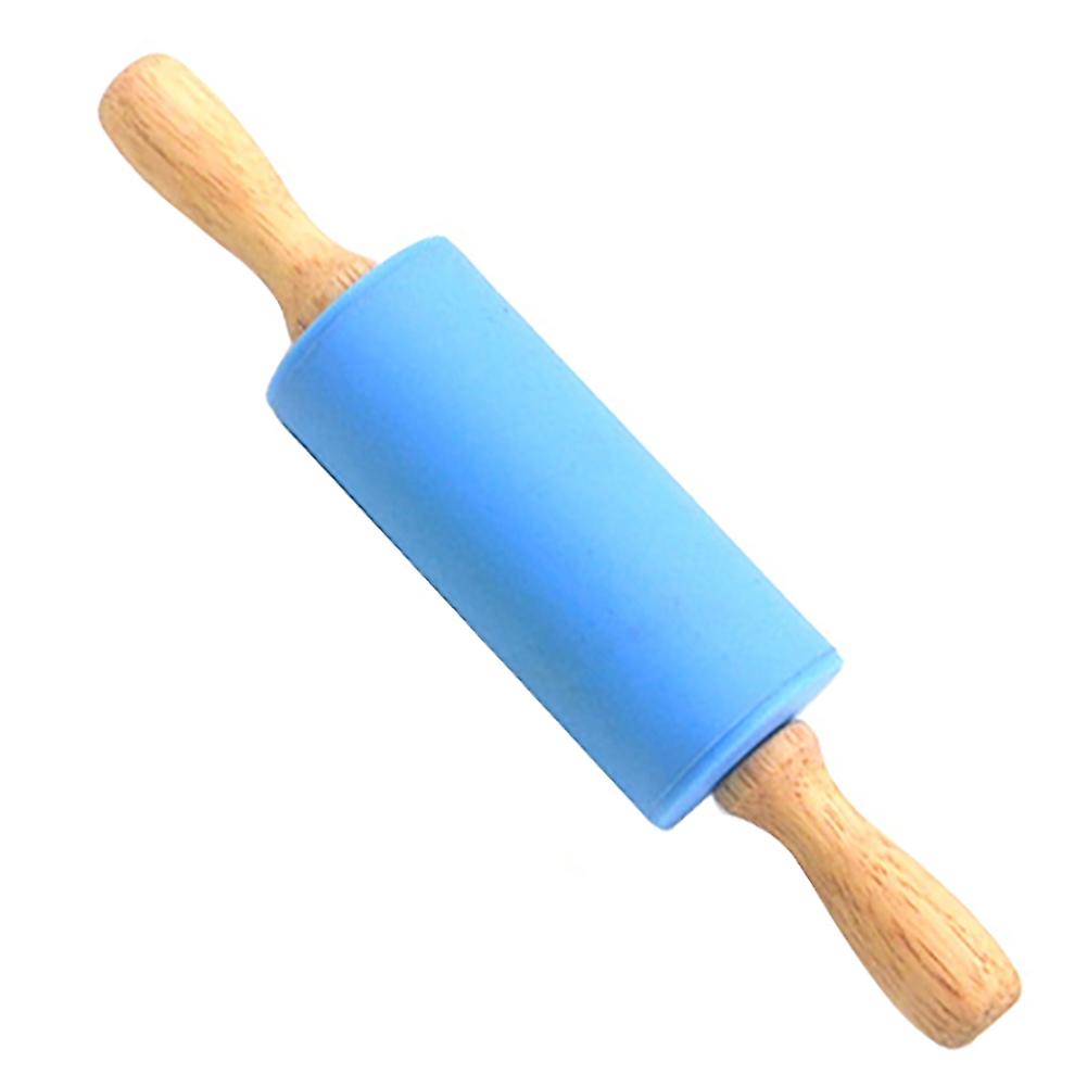 ZHOUBA Rolling Pin Non-stick Dough Cookie Biscuit Pizza Roller Silicone Baking Tool
