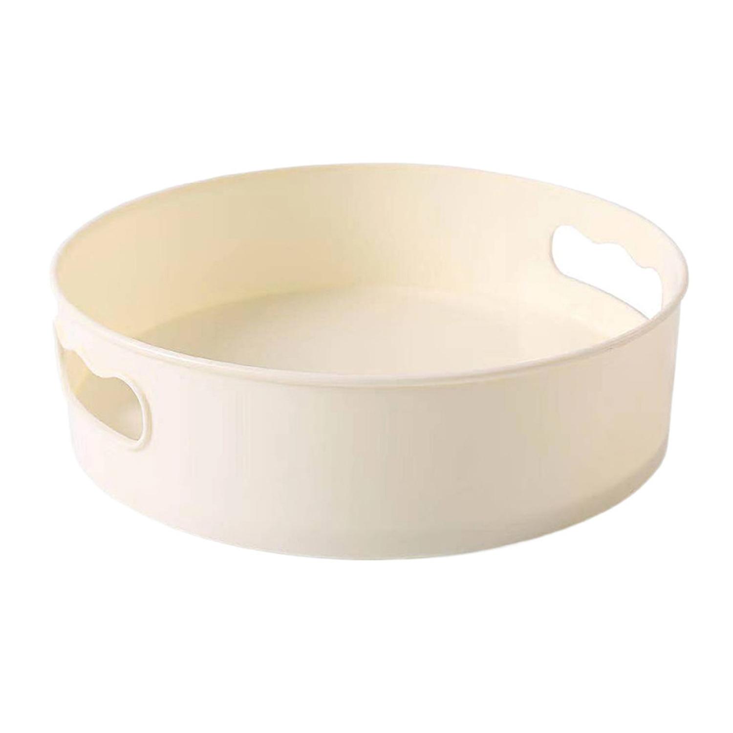 360 Degree Rotating Storage Tray Kitchen Condiment Organizer Cosmetic Container