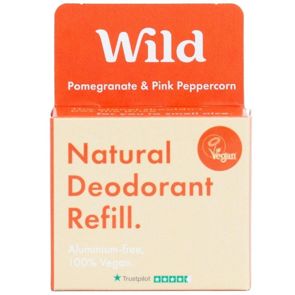 Wild Natural Deodorant Refill - Pomegranate & Pink Pepper