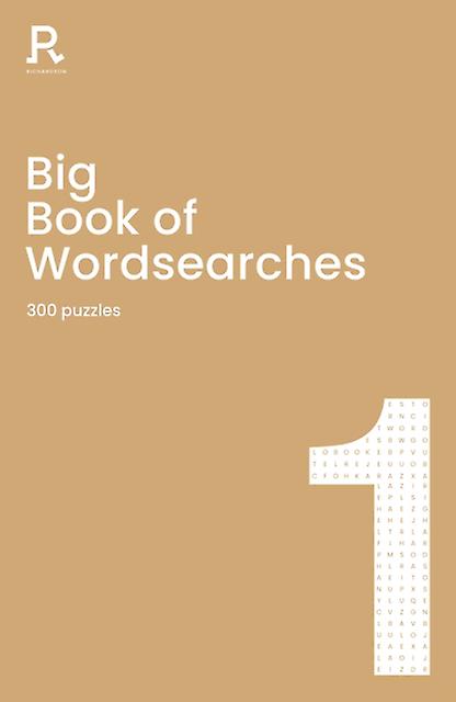 Big Book Of Wordsearches Book 1 by Richardson Puzzles and Games Paperback Book