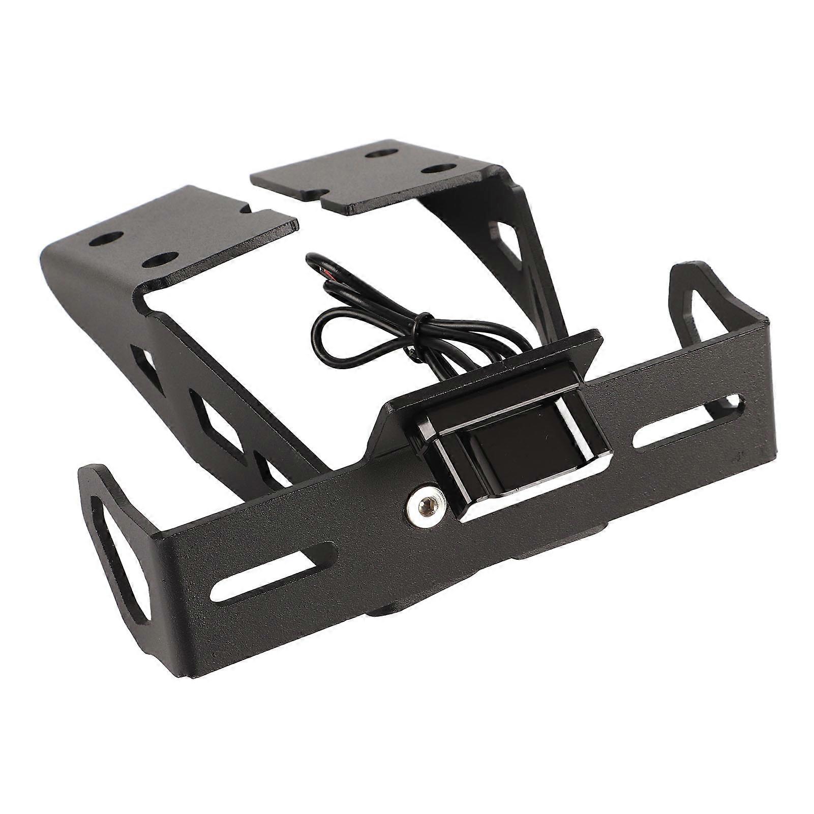 License Plate Bracketwith Light,Motorcycle License Plate Bracket Motorcycle License Plate Mount Motorcycle License Plate Bracket Built to Last