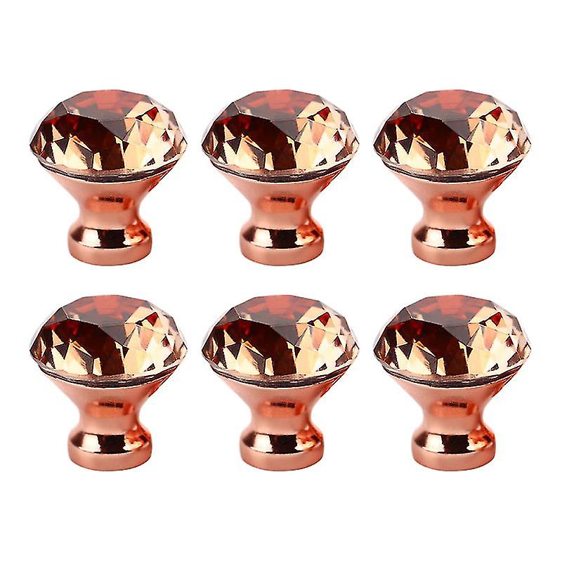 6pcs Glass Knobs