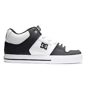 DC KENGÄT Pure mid ADYS400082 VALKOINEN/MUSTA/VALKOINEN (WBI) - Miesten jalkineet