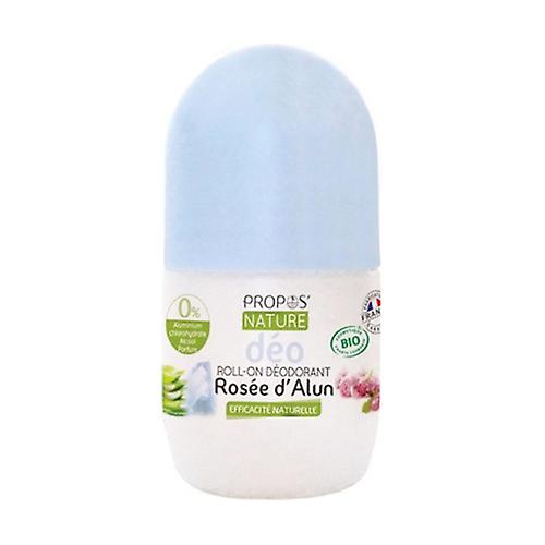 Rose Roll-On Alum Deodorant 50 ml of gel