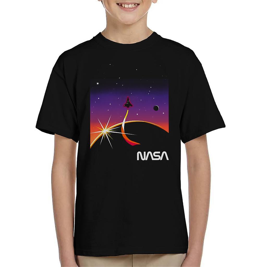 NASA Galactic Take Off Kid's T-Shirt
