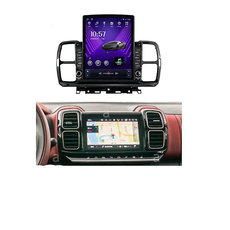 9.7" Android For Citroen C5 Aircross 2017-2021 Tesla Type Car Radio Multimedia Video Navigation GPS