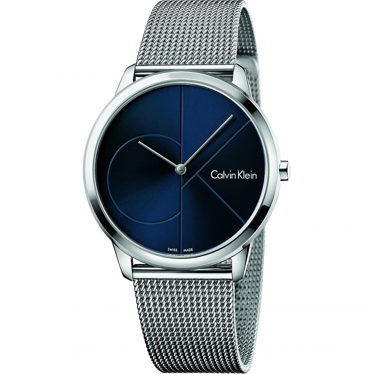 Calvin Klein K3m2112n 最小 40mm 网眼表带中性手表