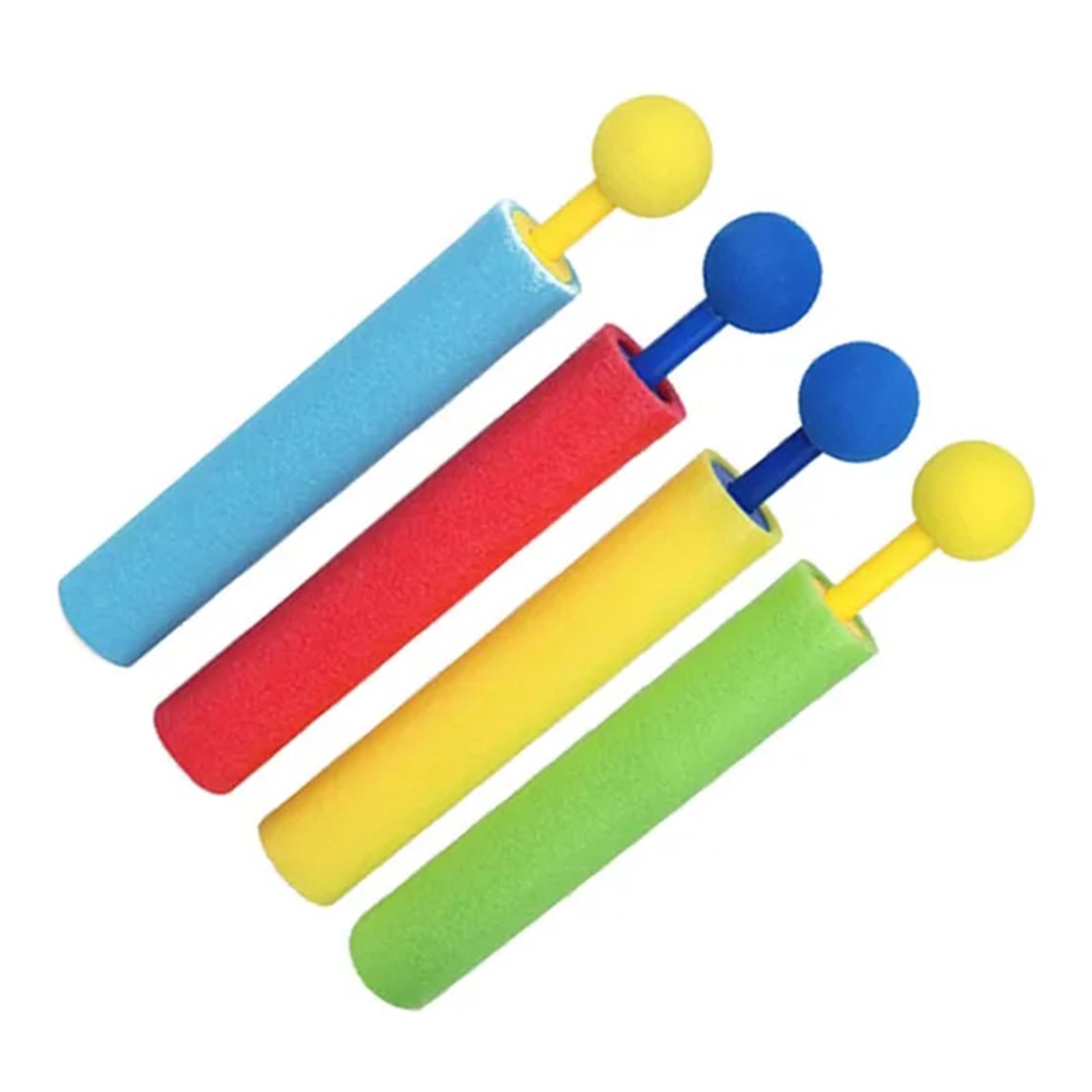 Kids Mini Foam Pull-Out Water Shooting Toy Easy Using Water Fighting Playthings for Summer Swimming Pool