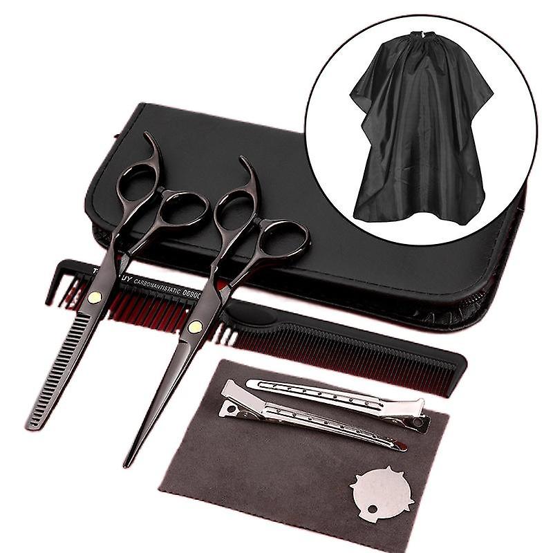 قص الشعر مقص مستقيم سنيبس ترقق تصفيف الشعر أدوات الحلاق Lf12