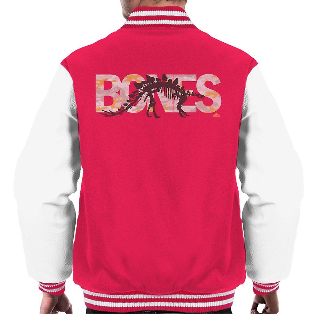 Jurassic Park Spinosaurus Bones Men's Varsity Jacket