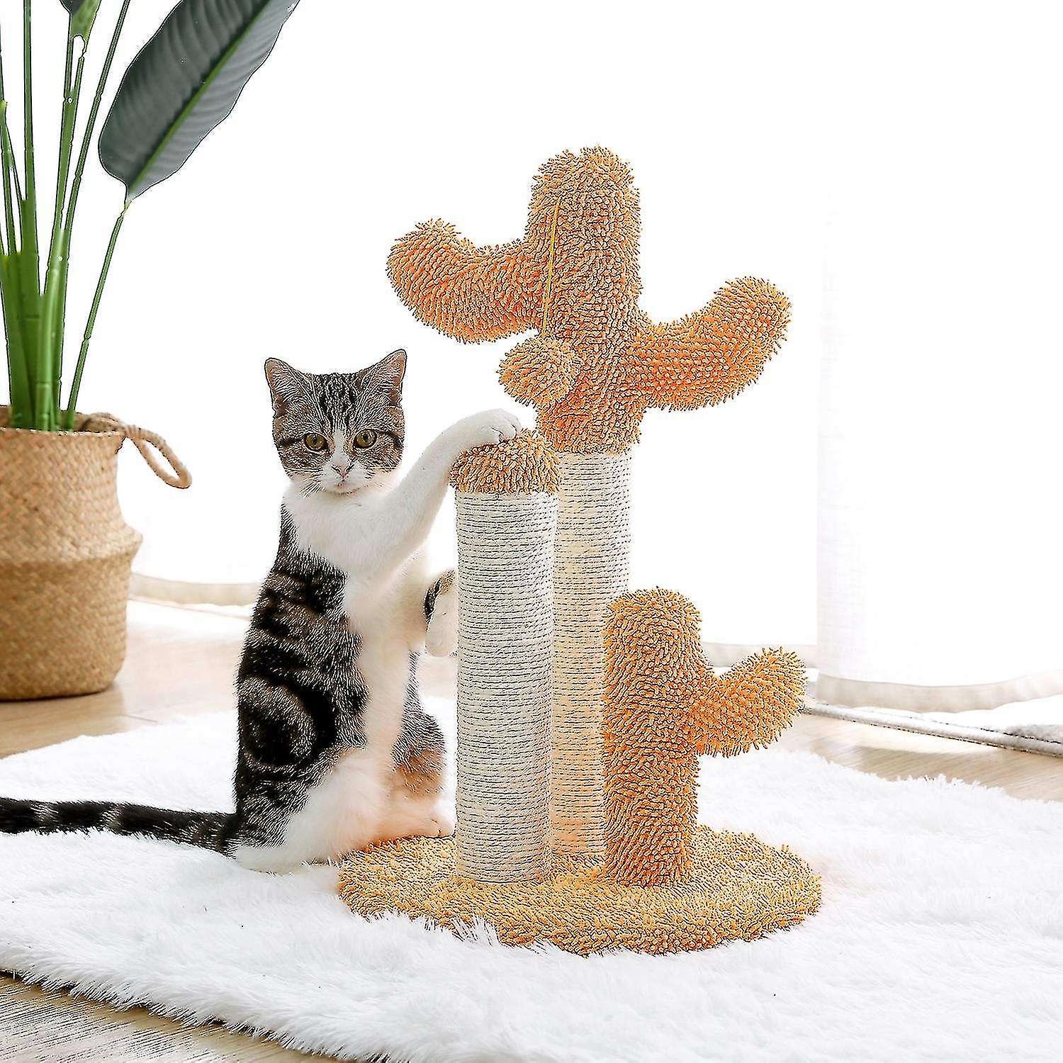 Cactus Style Cat Tree Scratching Toy