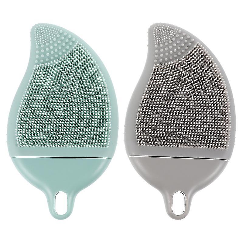 2pcs Silicone Massage Brushes