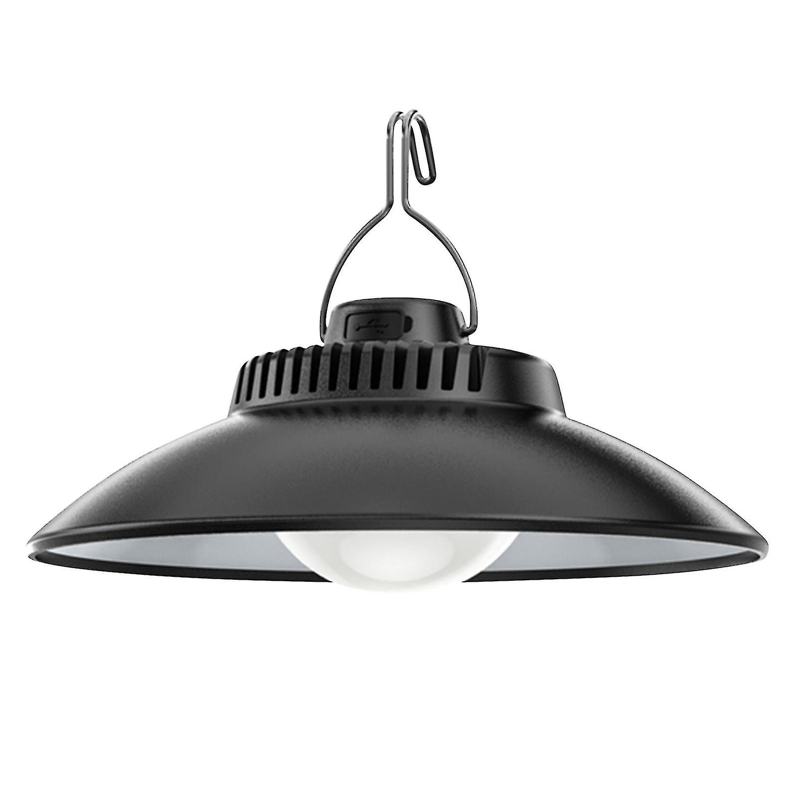 LED Camping Lamp Warm Light Atmosphere Tent Lamp Built-in Battery With Hook Charging Camping Lamp Hanging Atmosphere Lamp