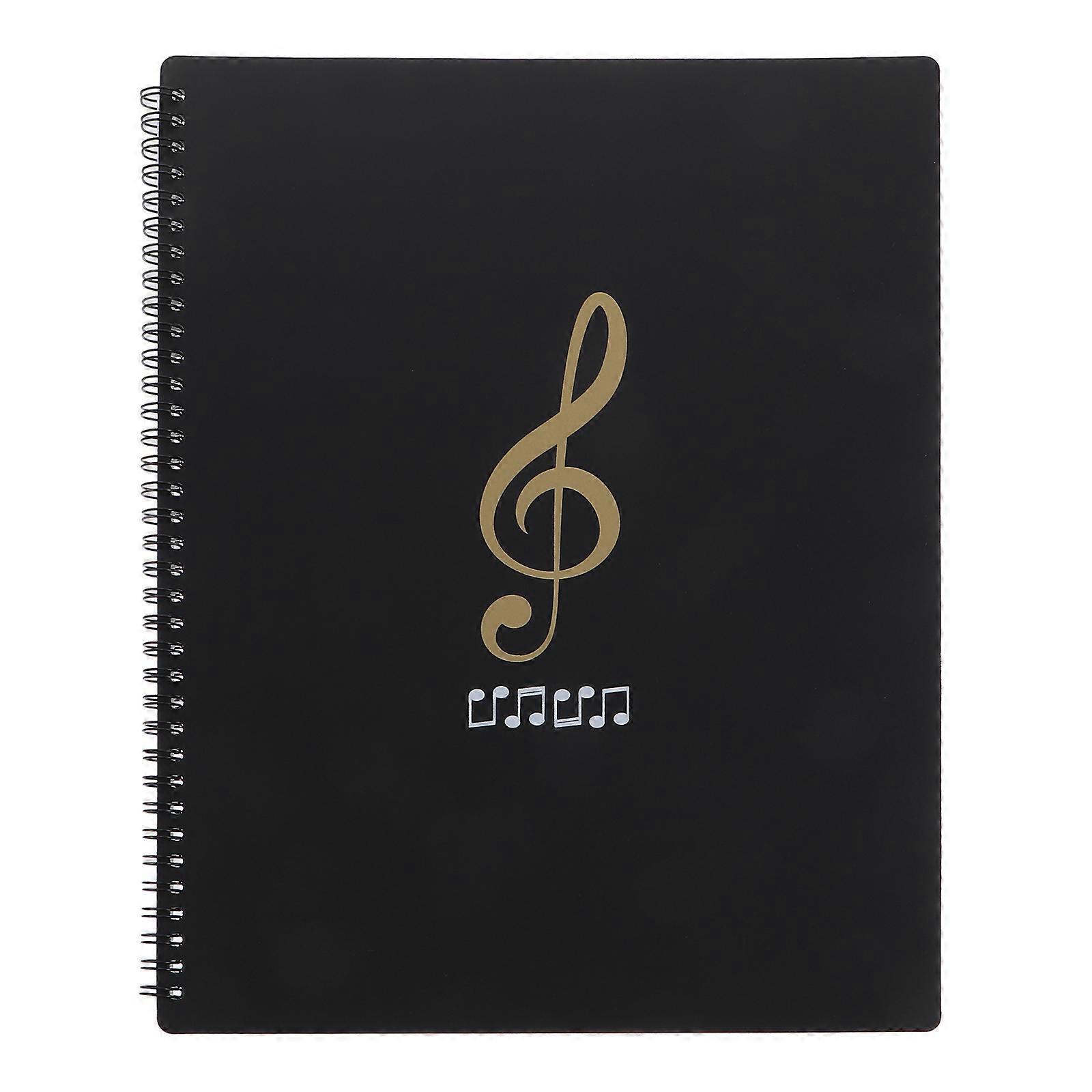 PP Sheet Music Folder File Storage Waterproof A4 Sheet Music Paper Folder