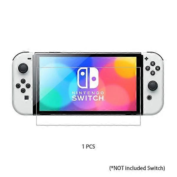 מגן מסך 9h, זכוכית מחוסמת, עבור Nintendo Switch, אביזרי מגן נגד טביעות אצבע, משחק OLED