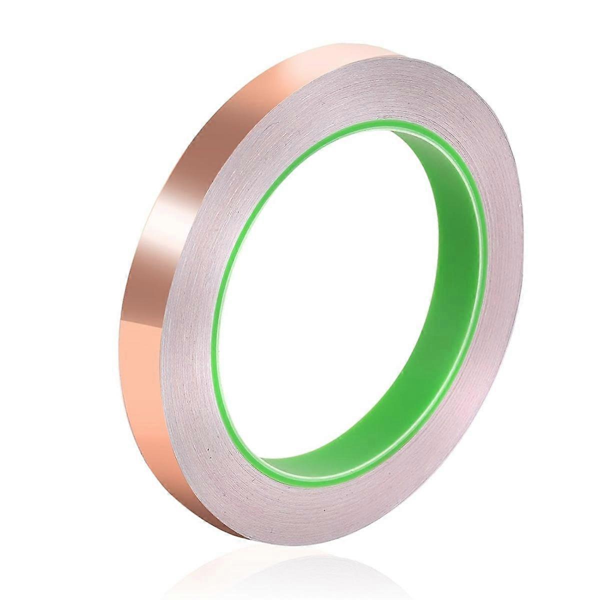 شريط نحاسي ، لحام شريط موصل شريط رقائق نحاسي للقيثارات الزجاجية الملونة كتم الصوت EmiShielding الكهربائية