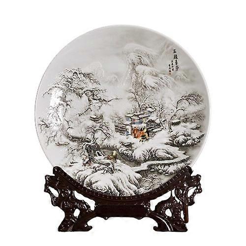 장식용 쟁반-역사 이야기-초가집 접시 방문