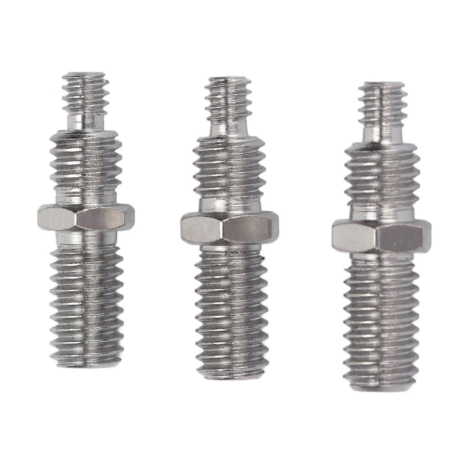 3pcs 3/8 To 1/4 Conversion Tripod Screw Rustproof Exquisite Easy To Assemble Camera Tripod Screw Adapter
