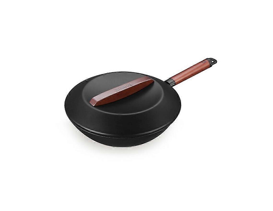 Cookware Japanese Style Extremely Hot Stir-Frying Pan Lightweight One-Handed Iron Wok Gas Induction Cooker Universal Wok Sanho
