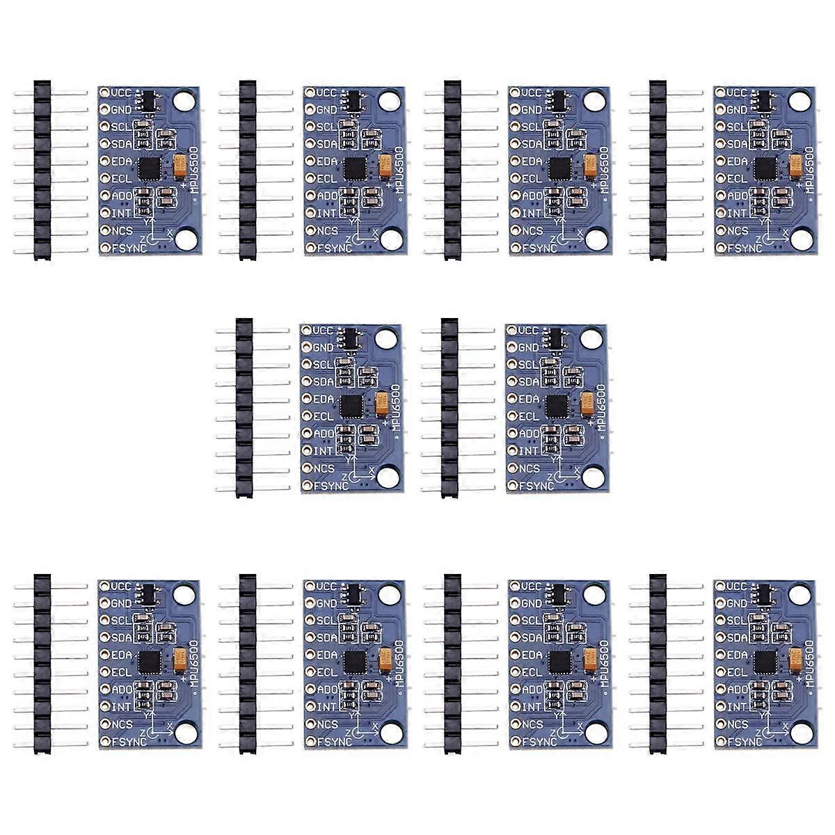 10Pcs MPU6500 Gyroscope Accelerometer Sensor Module 6-Axis -6500 Sensor Module IIC Communication Pr