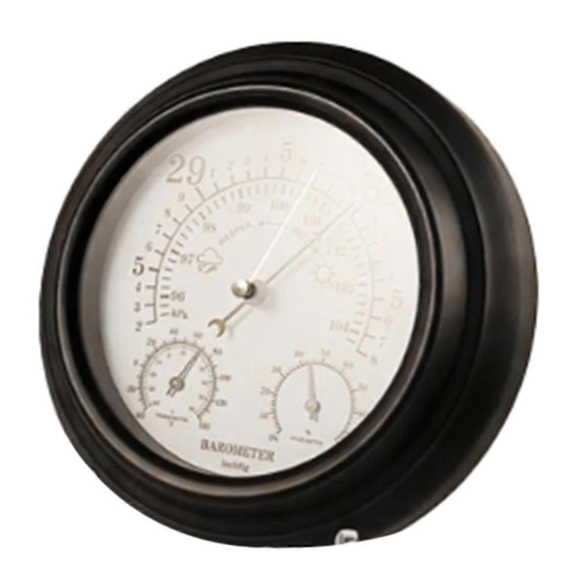 3 in 1 Barometer Thermometer Hygrometer Atmospheric Pressure Temperature Gauge Outdoor Weather Station Humidity Meter