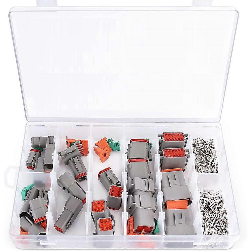 Electrical Plug, 8 Sets 2 3 4 6 8 12 Pin for Deutsch DT Connector Assortment Kit
