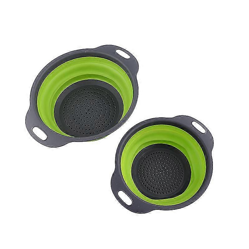 Collapsible Colander Set,round Silic Kit Ser