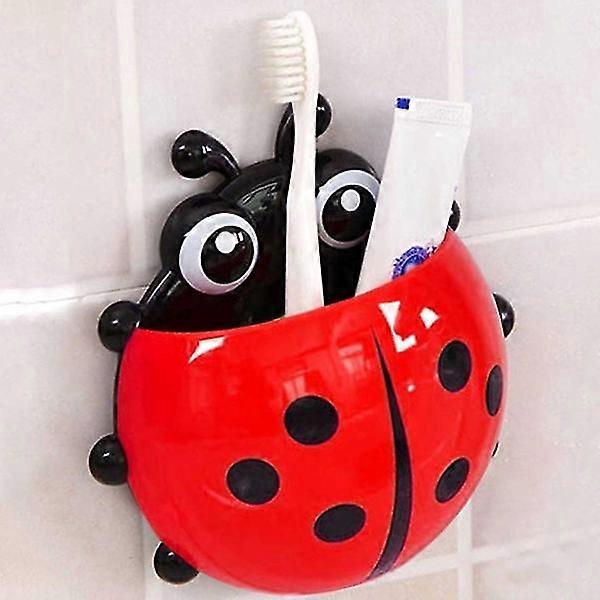 Toothbrush Holder - Red Ladybug Red Hy